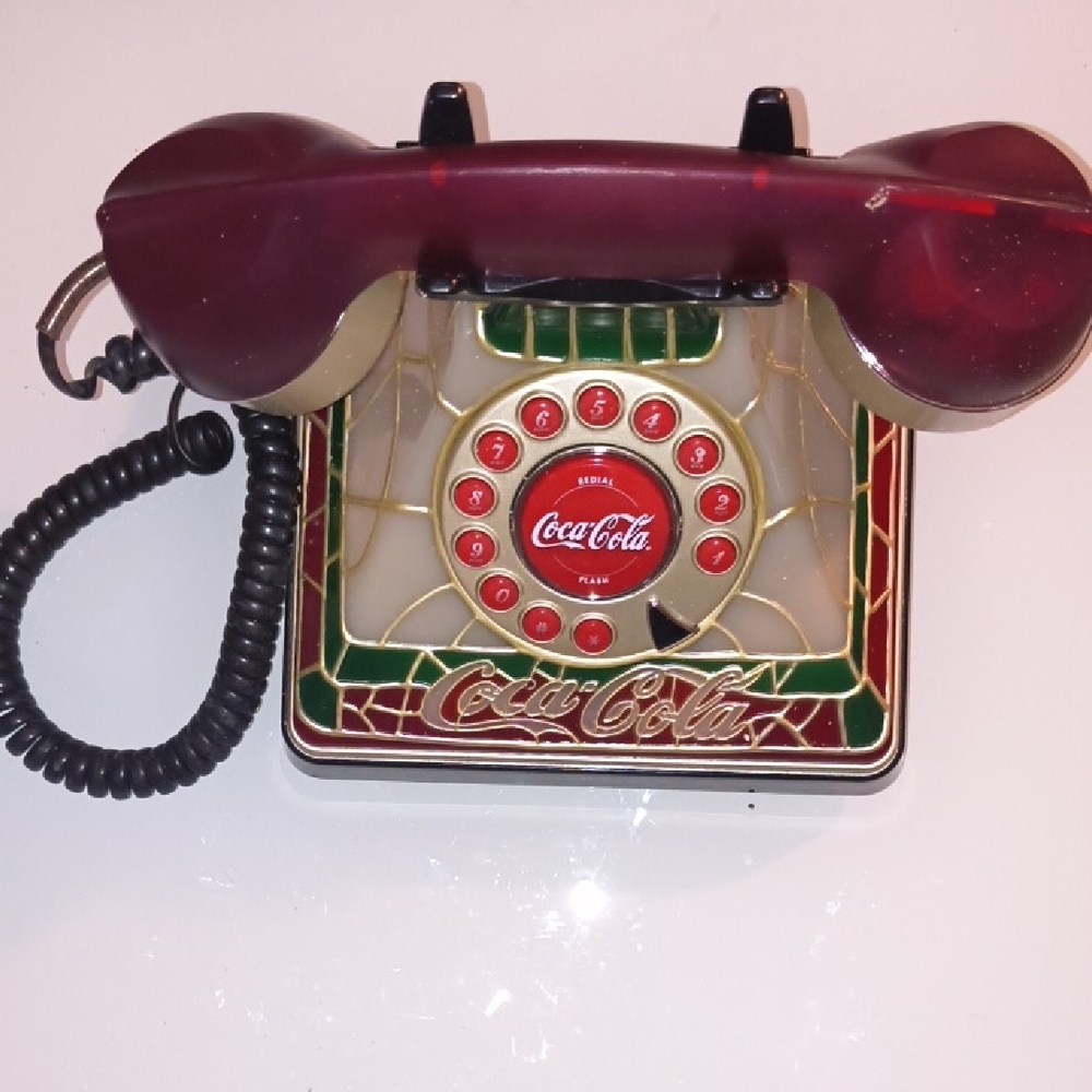Coca Cola Retro Red and Gold Phone